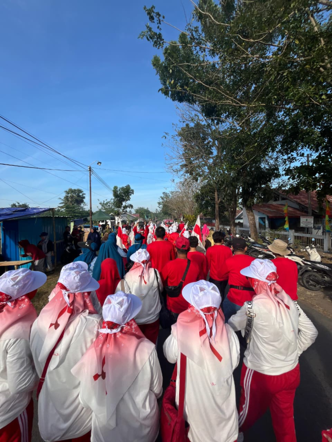 Pemerintah Desa Patani Ikut Meriahkan Jalan Santai HUT RI ke-80